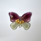 Glass Butterfly with gold