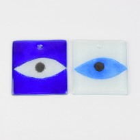 Glass evil eye