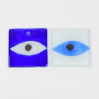 Μάτι μπλε τετράγωνο