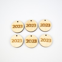 2023 Ξύλινο κρεμαστό  μεγάλο