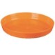 Round saucer Universal orange