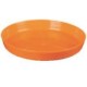 Soucoupe ronde orange universelle