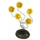 Ηλιακή λάμπα πέτρα λουλούδια