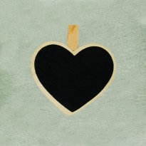Καρδιά μαυροπίνακας