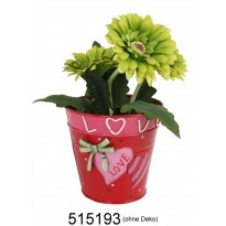 Metal flowerpot